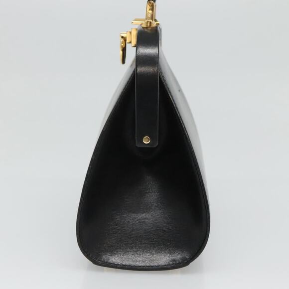 DIOR Hand Bag Leather Black Gold - Picture 5 of 12